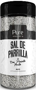 Sal para Churrasco Sal de Parrilla com Pimenta Preta 465g