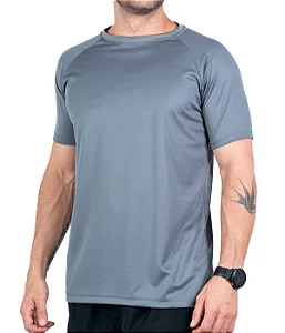 Camiseta Dry Fit Cinza Chumbo