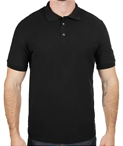 Camisa Polo Preta