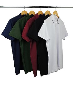 Kit 5 Camisas Polo
