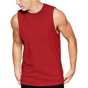 Regata de Algodão Premium Vermelho