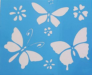 SRA-678 BORBOLETAS E FLORZINHAS - 17X34