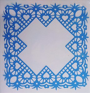 SRA-721 - ESTAMPARIA - CORAÇÕES 1 - 18x18