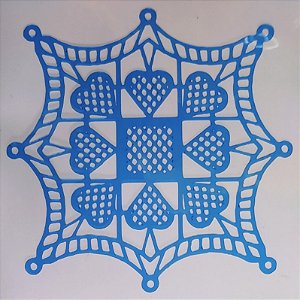 SRA-724 - ESTAMPARIA CORAÇÕES 2 - 18X18
