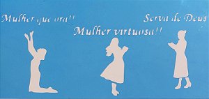 SRA-843 SILHUETA MULHERES - 30X14