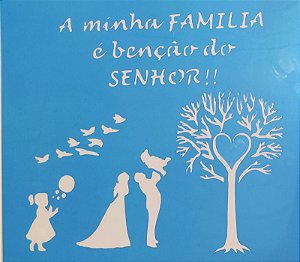 SRA-847 STENCIL FAMILIA - 27X24