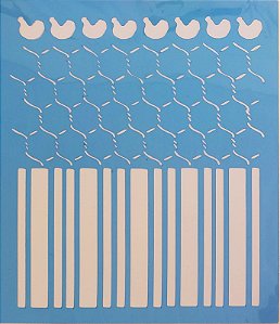 SRA-876 - PAPEL DE PAREDE, CERCA E LISTRAS - 28x25