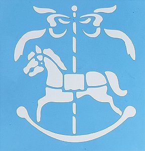 SRA-1025 - CAVALINHO CARROSSEL - 15cm x 15cm