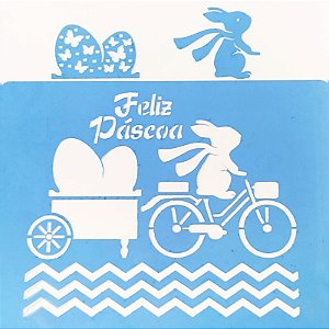 SRA-1051 - COELHO E BICICLETA - 30x40