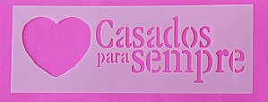 SRA-1129 - FRASE CASADOS PARA SEMPRE