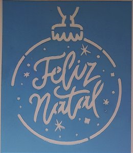 SRA-1183 - ENFEITE DE NATAL FRASE FELIZ NATAL