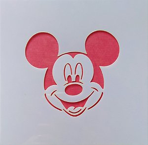 SRA-1256 STENCIL PARA BISCOITO ROSTO MICKEY