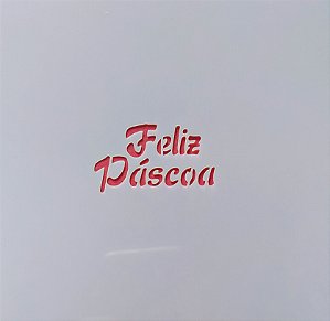 SRA-1263 STENCIL PARA BISCOITO FRASE FELIZ PÁSCOA