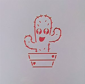 SRA-1275 STENCIL PARA BISCOITO CACTO