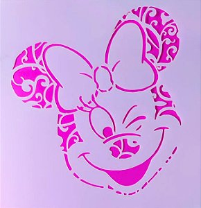 SRA-1312 - MINNIE COM ARABESCOS PARA CAMISETA