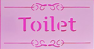 SRA-1388 - FRASE PARA TAPETES - TOILET