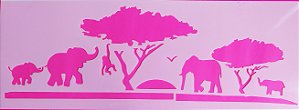 SRA-1403 - SAFARI 3 - MODELO PARA TOALHA