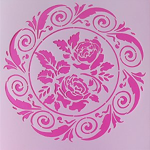 SRA-1473 - MOLDURA DE ROSAS  PARA PANO DE COPA