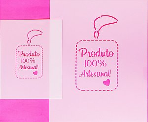 SRA-1632 - ETIQUETA PRODUTO 100% ARTESANAL - COLEÇÃO ETIQUETAS 2025