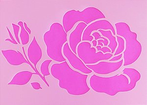 SRA-1653 - ROSA COM BOTAO