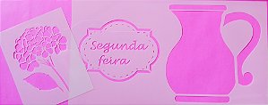 SRA-1659 - SEMANINHA DE HORTENSIAS E VASOS