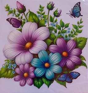 ADR-012 - ADESIVO TÊXTIL DTF - FLORES SILVESTRES