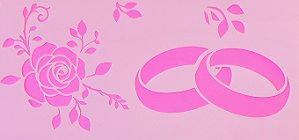 SRA-1709 - ALIANÇA COM ROSAS - TOALHAS