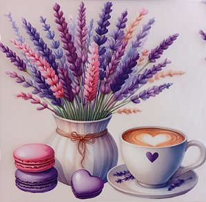 ADR-125 - JARRO COM LAVANDAS - ADESIVOS DTF