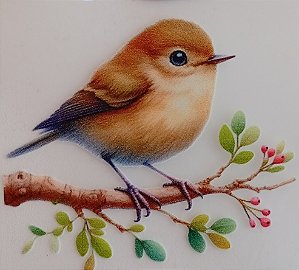 ADR-128 - COLECAO PASSARINHOS - ADESIVOS DTF