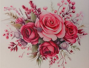 ADR-147 - ROSAS PARA TOALHAS - ADESIVOS DTF