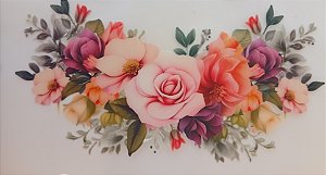 ADR-169 - ROSAS E FLORES DIVERSAS - MODELOS PARA TOALHAS - DTF