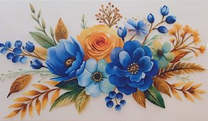 ADR-170 - PAPOULAS AZUIS - MODELOS PARA TOALHAS - DTF