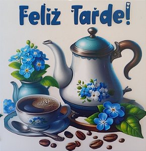 ADR-198 - BULE CHÁ DA TARDE - ADESIVO DTF