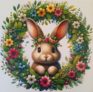 ADR -208 - MOLDURA COELHO - ADESIVOS DTF