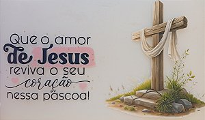 ADR-211 - FRASE AMOR DE JESUS - PASCOA - ADESIVOS DTF
