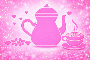 SRA-1766 - BULE E XICARA COM CAFE