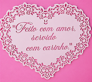 SRA-1830 - FRASE COM MOLDURA CORAÇÃO 3