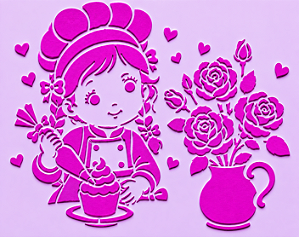 SRA-1838 - MENINA CONFEITEIRA