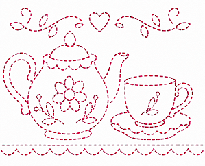 SRA-1851 - BULE E FLORES - COLECAO BORDADO A MAO