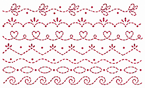 SRA-1856 - PONTO BORDADOS DECORATIVOS - BORDADO A MÃO