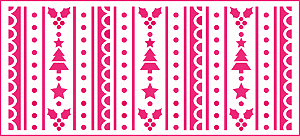 SRA-1872 - BARRADO NATAL LISTRAS E BOLINHAS - COLECAO NATAL 2026