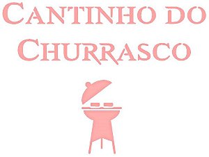 SRA-203 FRASE PARA PLACA MDF CANTINHO DO CHURRASCO 19X28