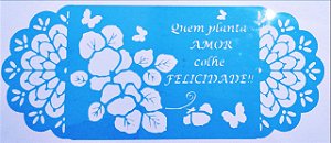 SRA-329 MOLDURA PARA TOALHA AMOR PERFEITO