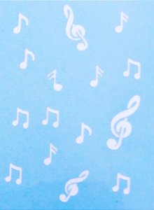 SRA-342 ESTAMPARIA NOTAS MUSICAIS