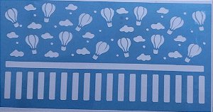 SRA-352 ESTAMPA PAPEL DE PAREDE BALÕES 14X28