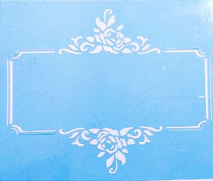 SRA-366 MOLDURA COM ROSAS 19X23