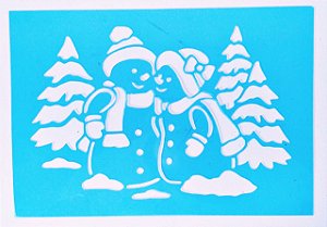 SRA-400 PAISAGEM BONECO DE NEVE 30X40