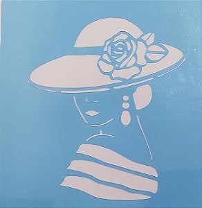 SRA-422 STENCIL MULHER 11X13