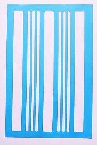 SRA-438 STENCIL LISTRAS 19X12