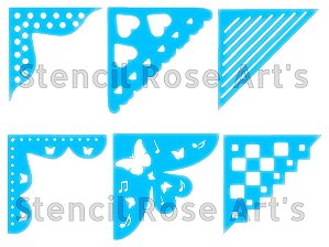 SRA-581 KIT 6 MOLDURAS PEQUENAS PARA CANTO DE TOALHAS - 12X12